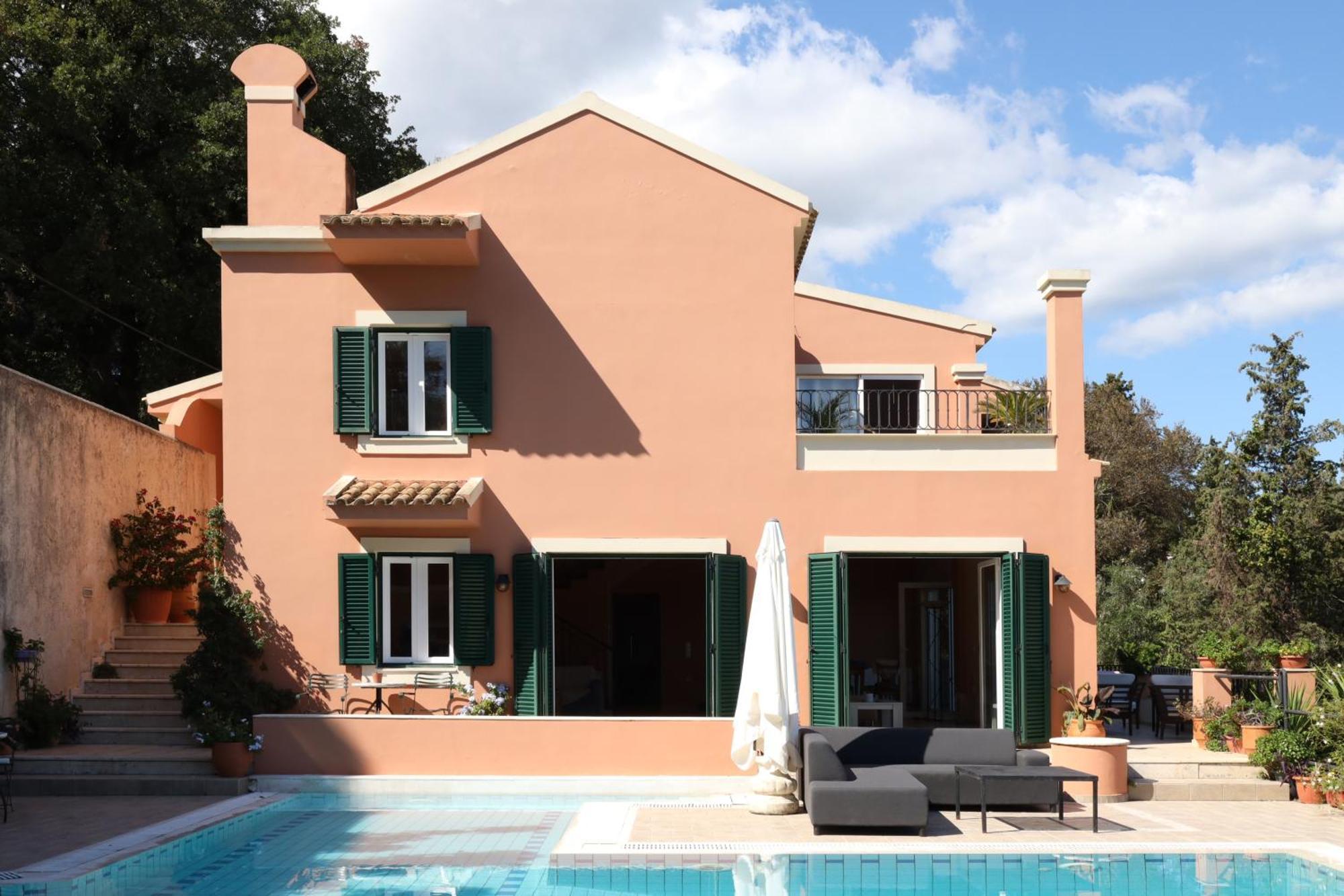 Casa T With Amazing Views In Corfu Villa Kontokali Exterior foto