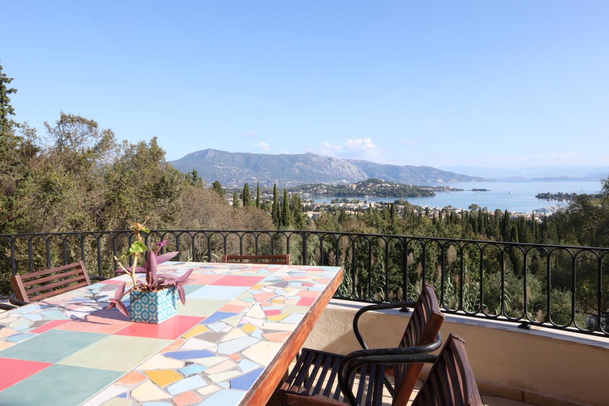 Casa T With Amazing Views In Corfu Villa Kontokali Exterior foto